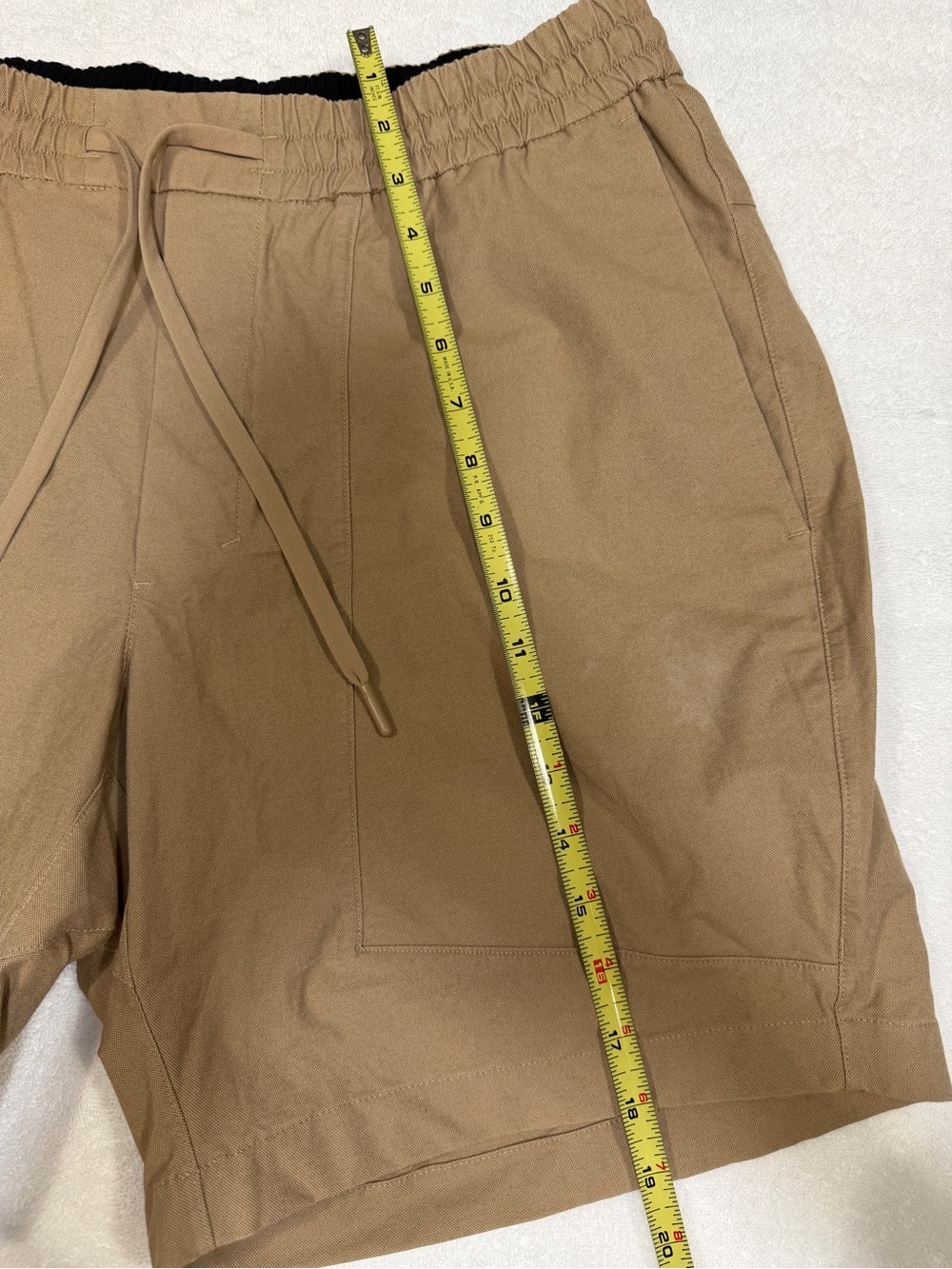 lululemon athletica Men's Drawstring Athletic Shorts - Tan - Picture 5 of 6